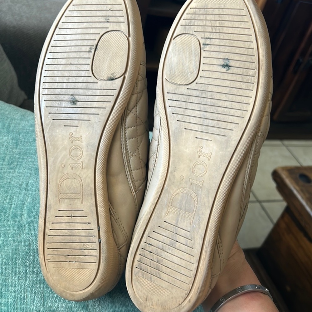 Dior quilted lambkin leather women’s shoes  sz 40 - Picture 10 of 14